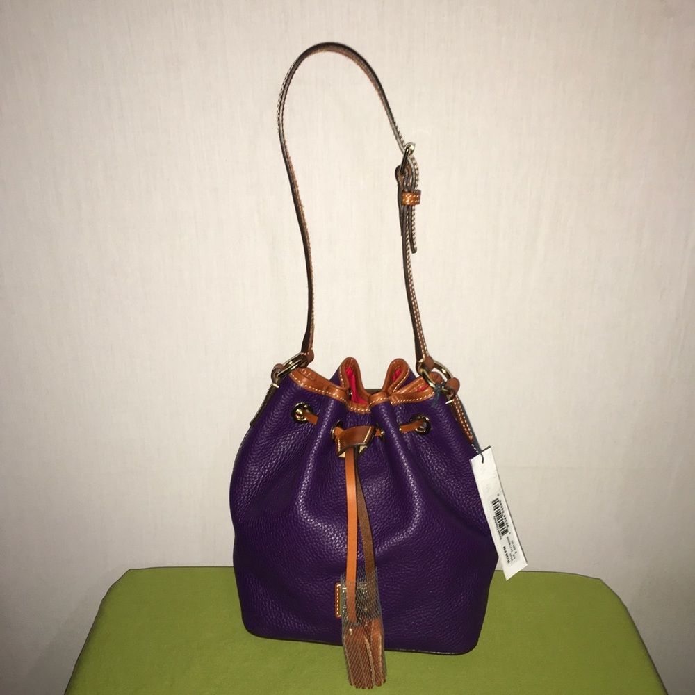 NWT Dooney Kendall Drawstring Bucket Bag